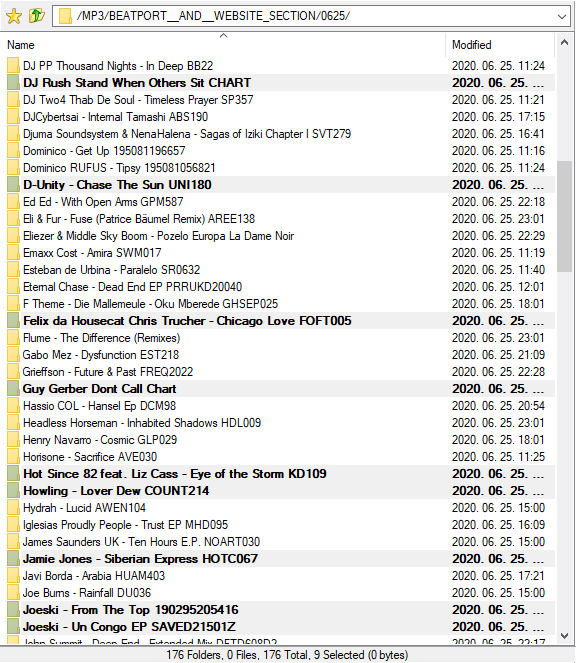 What does our FTP server our has?